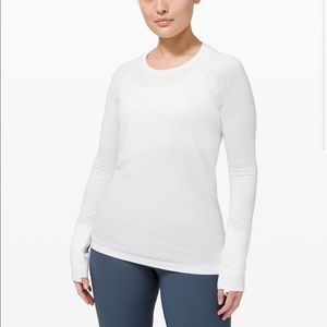 Lululemon Swiftly Tech White Long Sleeve